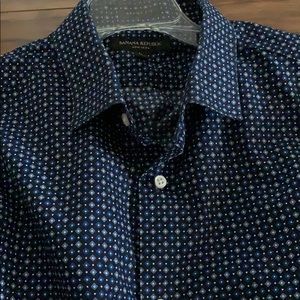 Banana Republic Dress Shirt Long Sleeve Slim Fit